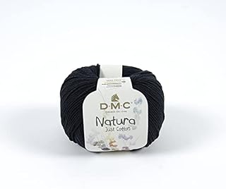 DMC Natura Yarn, 100% Cotton, Noir (N11), 50g