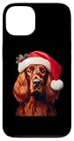 Photo Gallery custodia per iphone 13 setter irlandese con cappello di babbo natale cane proprietario amante mamma Photo Gallery custodia per iphone 13 setter irlandese con cappello di babbo natale cane proprietario amante mamma