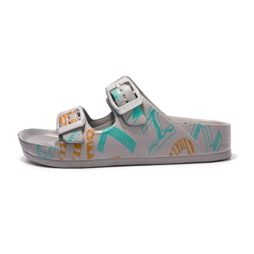 Image of FUNKYMONKEY Kids EVA Slides Waterproof Slip-on Pool Sandals for Boys Girls