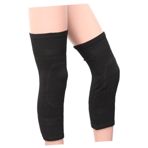 NIYANGLE Knee Brace for Men Winter Pads Thicken Wool Warmers for Outdoor Activities Random Color