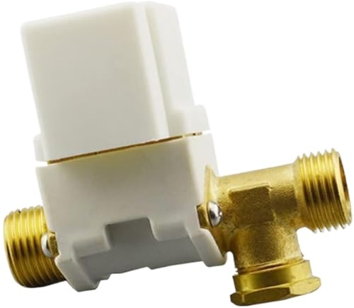 YZSIBKAC Válvula AC 220 V Latón 1/2 Electroválvula eléctrica Agua Aire N/C Agua normalmente cerrada