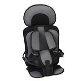 sskyfyre Portable Kids Seat Cushion, Non-Slip Travel Pad for Home & Stable Surfaces - Lightweight, Machine Washable (Gray)