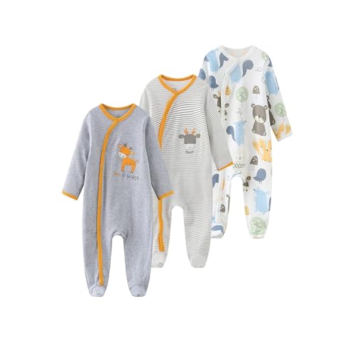 Image of MAMIMAKA Newborn Layette Gift Set 27-Piece Baby Girl Clothes Bodysuits, Pants Essentials and Accessories 0-12Months