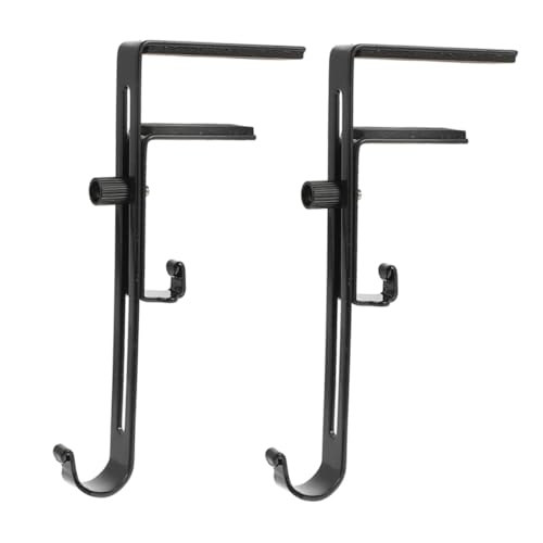 FUNOMOCYA Adjustable Telescopic Hooks Metal Stocking Holders for Large Christmas Stockings