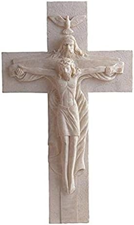Amazon.com: Jesus Cross Atrio with God Holy Religious Crucifixion Wall  Decoration : Home & Kitchen