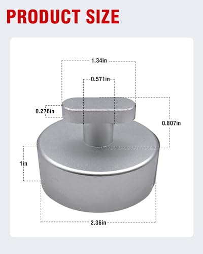 Image of 4PCS Lifting Jack Pad for Chevy Corvette C5 C6 C7 Puck Jack Point Billet Upgraded Aluminum Lift Point Adapter