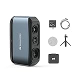 3DMakerpro Scanner 3D élan - Scanners 3D de format moyen pour impression - Source de lumière LED bleue - Précision jusqu'à 0,03 mm - Numérisation couleur 24 bits