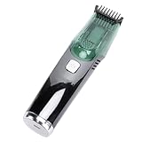 Schnurloses Vakuum-Clipper, Geräuschloser Starkes Power LED-Display 1400mAh Haarschneider für Männer, mit Integriertem Vakuum, Ideal für Schnurrbart