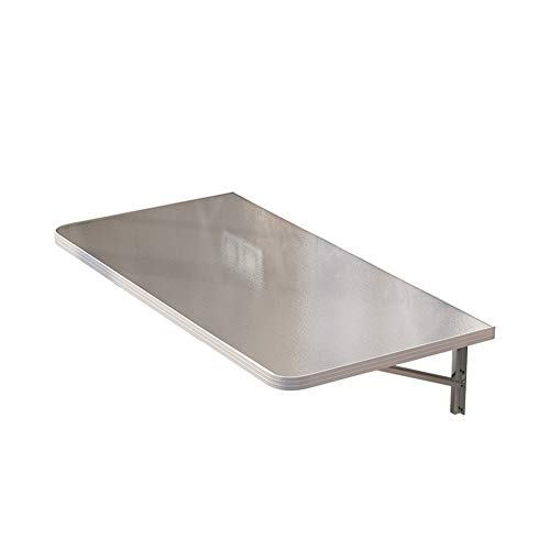 QIYFOZ Estante de Acero Inoxidable Mesa Plegable para Cortar Verduras Mesa de Comedor Colgante de Pared Mesa de Operaciones de Pared para Cocina Instalación de Mesa de Comedor c
