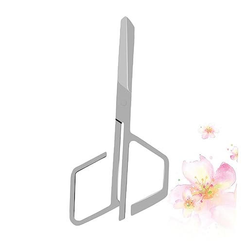 FRCOLOR Forbici Vibrissac in Acciaio Resistente Tagliacapelli Per Peli Del Naso Forbici Per Modellare Le Sopracciglia Per Estetica Uso Facile e Sicuro