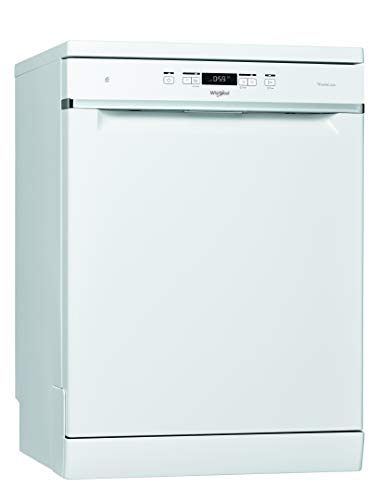 Whirlpool - Lavavajillas WFC 3C34 P 60 cm blanco, tecnología power clean, 44dBA, 14 cubiertos...