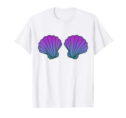 Maglietta a maniche corte con conchiglia di mare Maglietta