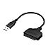 Produktbild 7xinbox USB 3.0 SATA III Festplattenadapterkabel SATA auf USB 3.0 Adapterkabel für 2,5 Zoll SSD & HDD Unterstützung UASP, 2,5 Zoll / 1,8 Zoll SATA/SATA2.0/SATA3.0 Festplatte