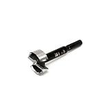 Fisch Black Shark Forged Steel Forstner Drill Bit for Woodworking, Precision Wave Design, Clean Cuts in Hardwoods, MDF, and Plywood, FSA-365815, Made in Austria (1-1/4 inches)