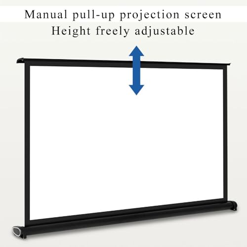 Pantalla de proyección manual portátil 50 pulgadas 16:9 miniatura 5