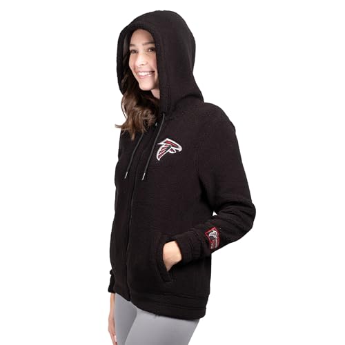 Ultra Game Women's Standard Full Zip Marl Knit Hoodie Sweatshirt Jacket, Team Color Updated