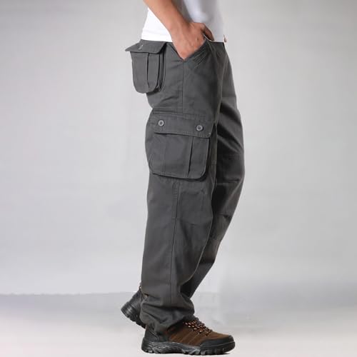 Mens Resort Wear 2025 Summer Cotton Pants Elastic Waist Lounge Pants Baggy Lightweight Comfy Trousers with Pockets2