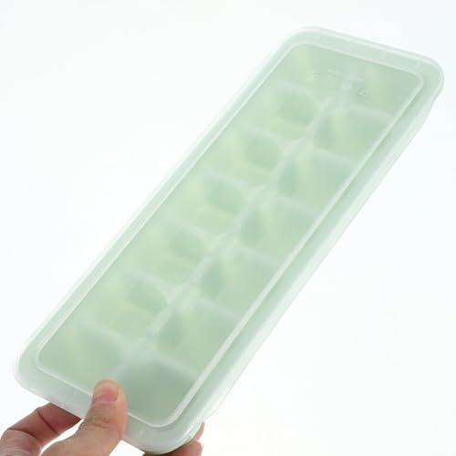 Molde para cubitos de hielo verde transparente 2 piezas miniatura 3