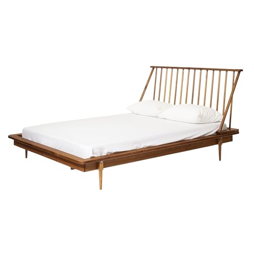 Walker Edison Lennon Platform, Queen, Caramel