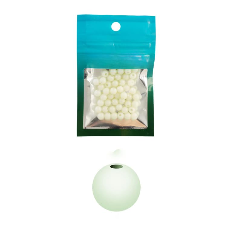 50 cuentas fluorescentes luminosas para pesca miniatura 1