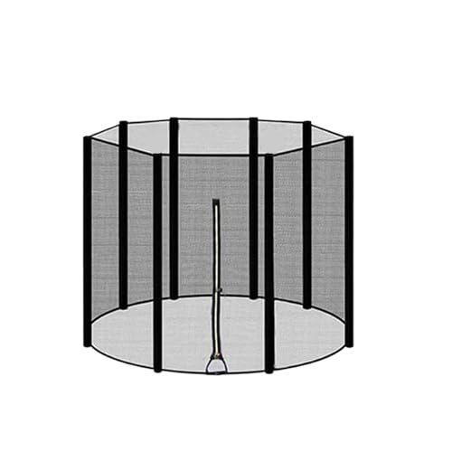 Filet de sécurité pour trampoline avec fermeture éclair pour tapis - 2