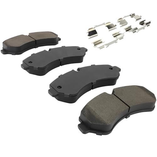 Image of QUALITY-BUILT Rear Semi-Metallic Brake Pads, Premium 1001-2236M, Compatible with 2019-2022 Freightliner /Mercedes-Benz (Sprinter 1500,Sprinter 2500,Sprinter 3500,Sprinter 3500XD,Sprinter 4500)