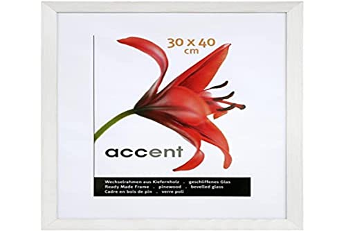 Nielsen 860202 - Marco de pared, 30 x 40 cm, madera, blanco Cover