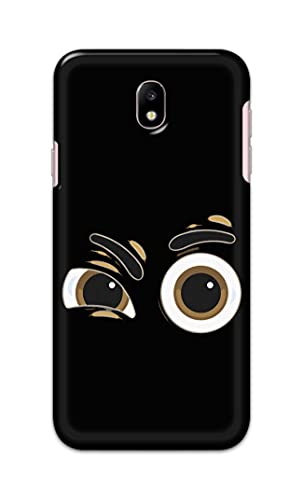 Image of PRINTFIDAA Funky Expression of Cartoon Eyes Printed Designer Hard Back Case Cover for Samsung Galaxy J7 (2017) / Samsung J7 Pro, J730F / DS -(UO) MVN1004