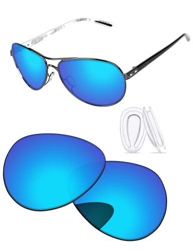 Image of Replacement Lenses & Nosepads for Oakley Feedback OO4079 59mm Sunglass - Precision Fit, UV Block & Impact Resistant