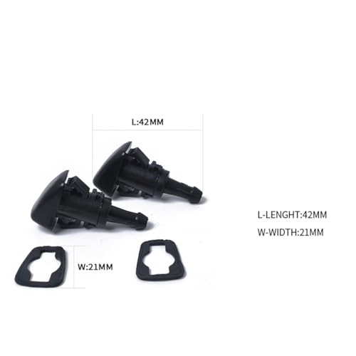 Gicleur de lave-glace double jet compatible Chrysler PT Cruiser buse résistante pack complet