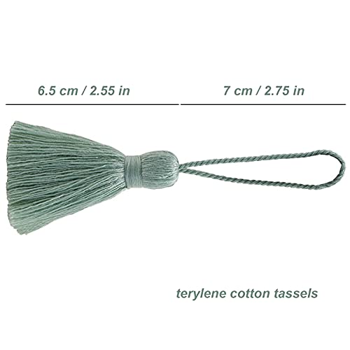 Amokk Cute Chunky Bookmark Tassels With Cord Loop For Home Decor Tassels For Jewelry Making, Bookmark, Diy Craft - 5.31 In Length 14 Pieces (Multi) #TOP3