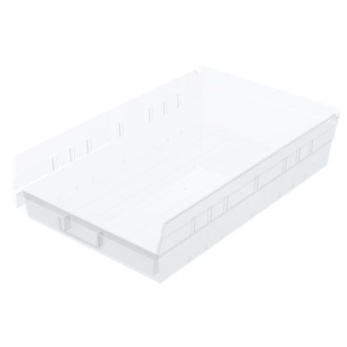 Akro-Mils Clear Plastic Nesting Shelf Bin #TOP3