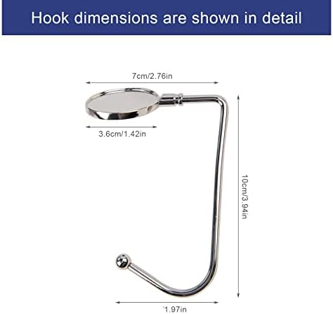 KEYIDO® 4 Pcs Christmas Stocking Holder Hangers Hooks for Fireplace & Mantle, Metal Xmas Stocking Holder Hooks Hangers with Anti Skid Safety Hang Grip for Christmas Home Decorations