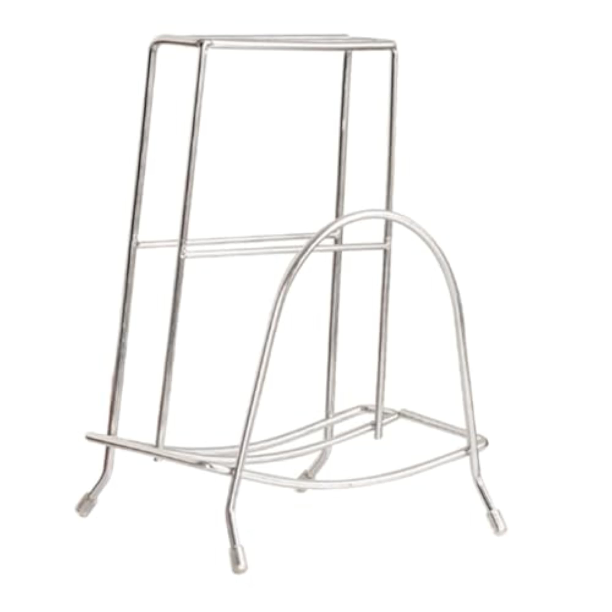 Stainless Steel Cutting Board Holder Rack Multi-functional Organizer
