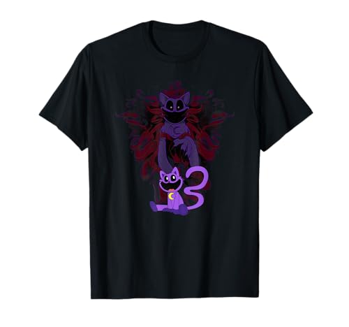 Poppy Playtime Catnap Shows His Bigger Body in The Shadows T Shirts Tees for Men and Women