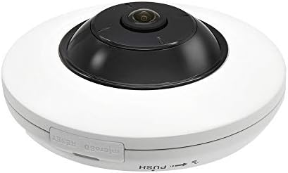 PANOEAGLE 5 MP Fisheye Dome POE IP Camera, 1.05mm Fixed Lens, 360° Fisheye View, Audio in/Out Interface, Built-in Micro SD Slot, POE