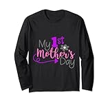 My 1st Mother's Day Purple Pink Flower Gift Nice