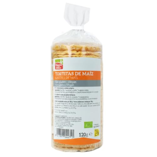 La Finestra Sul Cielo Tortitas de Maíz con Sal y sin Gluten, 120g