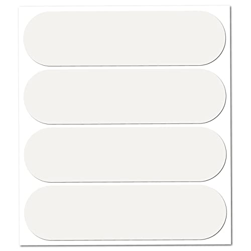 B REFLECTIVE - Kit 4 Stickers Autocollants Blancs Argentés Argentés Réfléchissants Casque Moto - Taille Bandes Homologuée FR - Visibilité - Sobre & Design - Adhérence optimisée