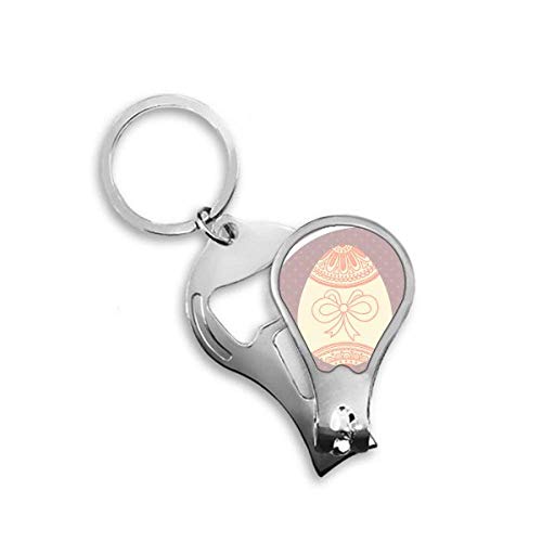 Coupe-ongles de pieds cadeau de Pâques mignon motif œuf religieux