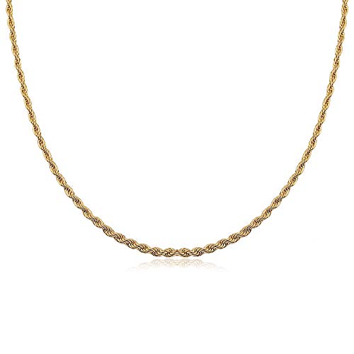 GD GOOD.designs EST. 2015 Kordelkette für Damen in Gold (3 mm)