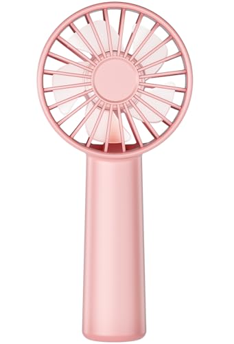Handheld Fan, Portable Mini Fan 3 Speeds, 1800mAh Personal Small Hand Fans Battery Operated for Makeup Eyelash, USB Rechargeable, Travel Gifts for Stylish Girls Women Kids