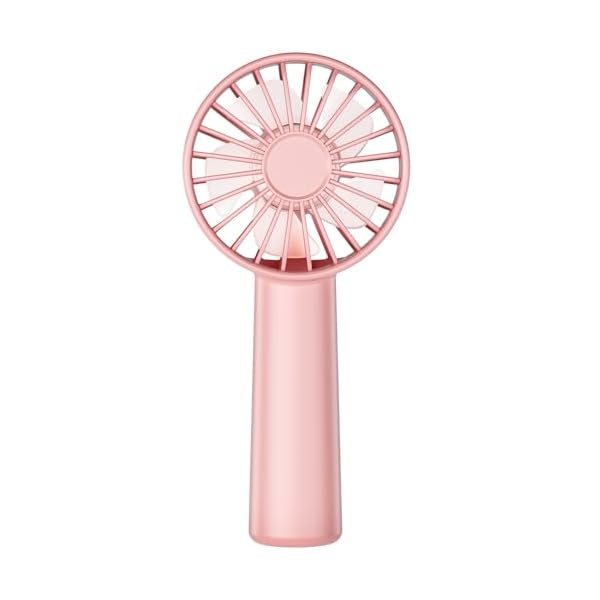 Handheld Fan, Portable Mini Fan 3 Speeds, 1800mAh Personal Small Hand Fans Battery Operated for Makeup Eyelash, USB Rechargeable, Travel Gifts for Stylish Girls Women Kids