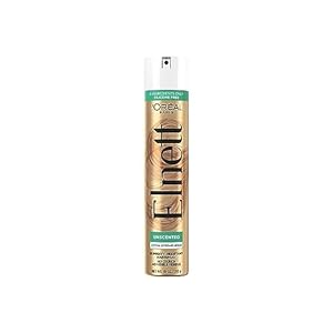 L’Oreal Paris Elnett Satin Hairspray Extra Strong Hold Unscented 11 oz; (Packaging May Vary)