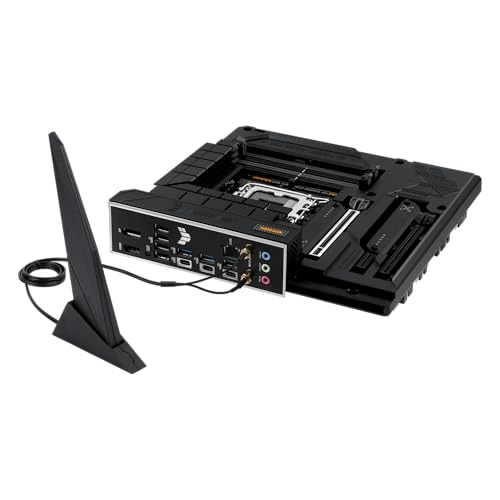 Image of TUF Gaming B760M-BTF WiFi Intel B760 (LGA 1700) mATX Motherboard with DDR5, PCIe 5.0, 3X PCIe 4.0 M.2 Slots, 12+1 DrMOS, Wi-Fi 6, 2.5Gb LAN, DP, HDMI, USB 3.2 Gen 2x2 Type-C, Hidden Connector Design