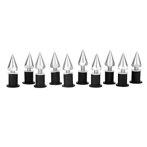 Image of Wind Screen Spike,Windshield M5 Screws Nuts Fit for Motorcycle Modification, Silver, default