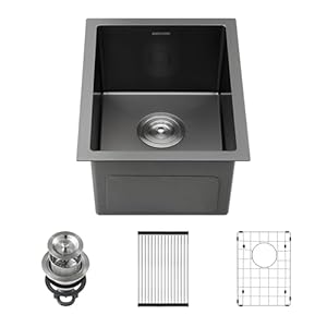 Sinkvine SVU141809RB0 Edelstahl Barspüle 35,6 cm