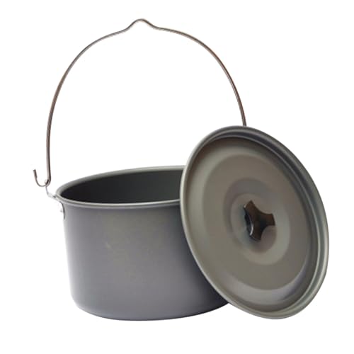 Aluminium anodisé ustensile cuisine camping haut de gamme pour feu de camp de qualité