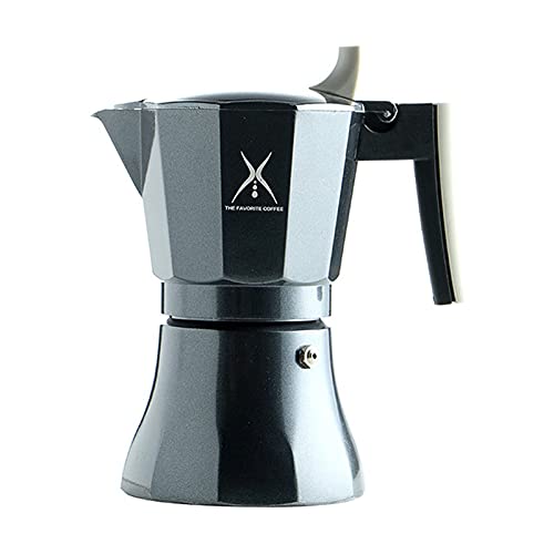 FHKBB Tasse À Espresso Moka Pot Café Moka Pot Graisse Machine À Café Manuelle Machine À Espresso Électrique Commerciale Grand Public (Color : Red, Size : 10.5X27.5Cm)