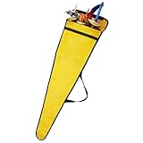 Oxford Cloth Fechten Schwert Bag, Fechten Handtasche Rucksack, Wasserdicht und Langlebig, Professionelles Fechtzubehör, Aufbewahrungstasche für Fechter für Erwachsene und Kinder (Color : Yellow)